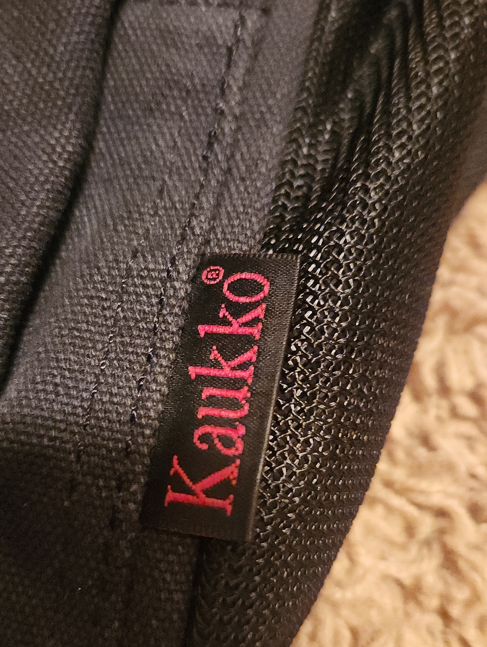 Kaukko Black and Brown Messenger Heavier Canvas Bag - Picture 3 of 13